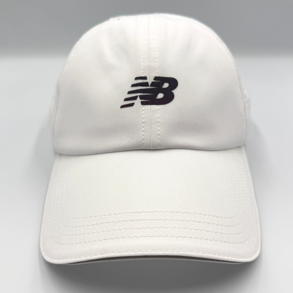 New Balance Performance Hat Unisex OSZ White NWT Laser Cut Ventilated Cap